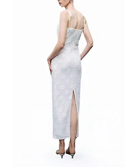 Nocturne Women's Stone Embroidered Dress