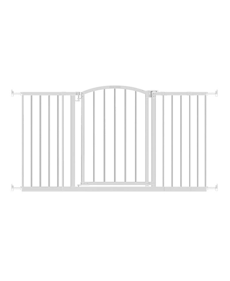 Ozzy & Kazoo 30 Inch Tall Wide Walk Through Dog Gate For Doorways and Stairways
