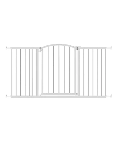 Ozzy & Kazoo 30 Inch Tall Wide Walk Through Dog Gate For Doorways and Stairways