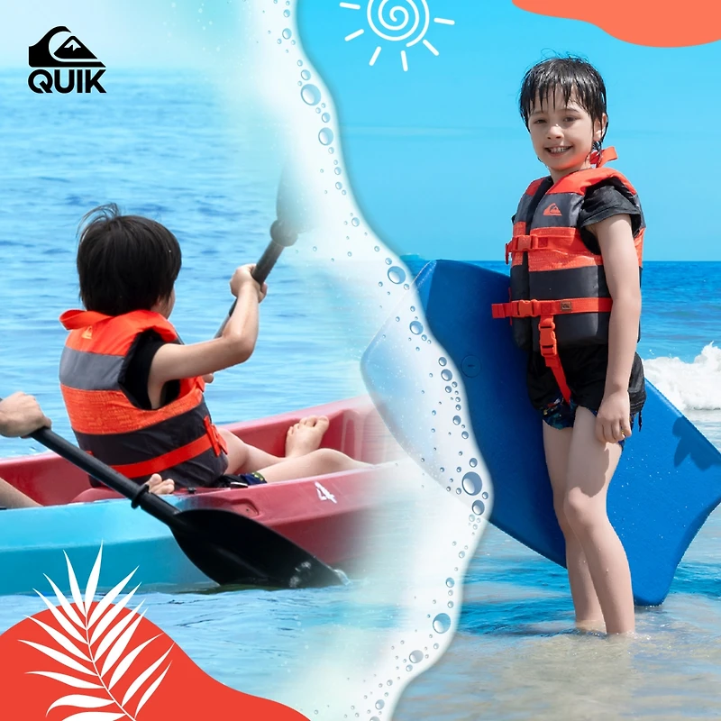 Life Vest Uscg Approved with Quick-Release Buckles for water sports