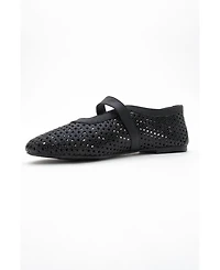 Forever & Always Shoes Mirella Braided Leather Ballet Flats (Women)