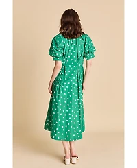 English Factory Women's Heart Printed Midi Dress