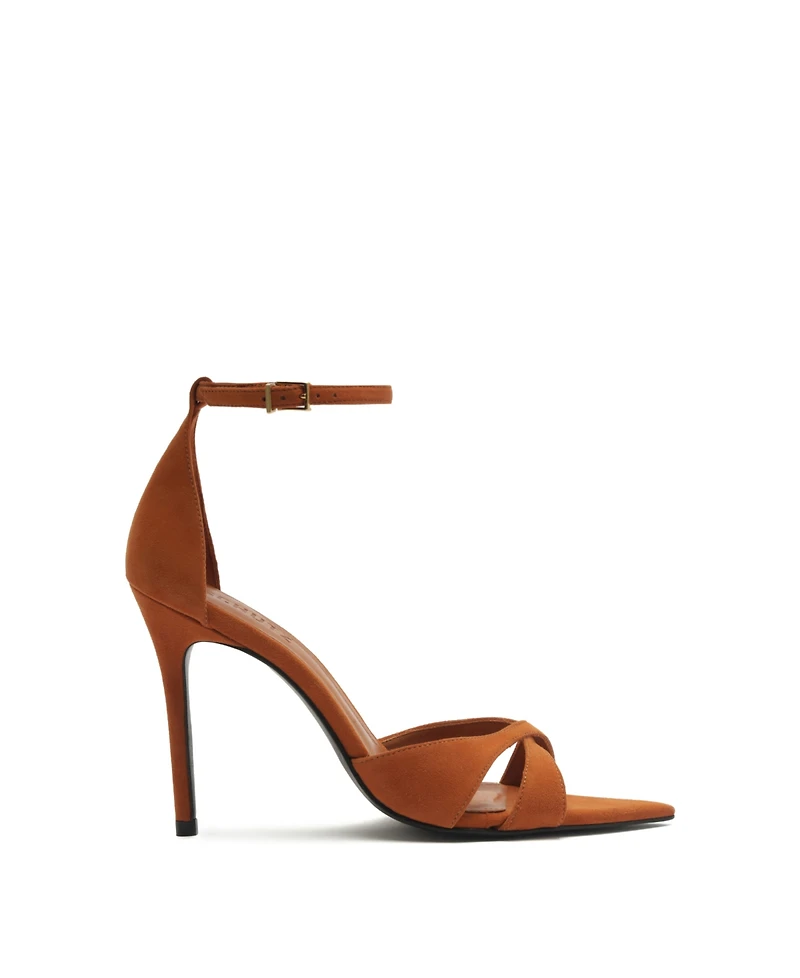 Schutz Women's Hilda Leaf Strappy Pointy Toe Sandals