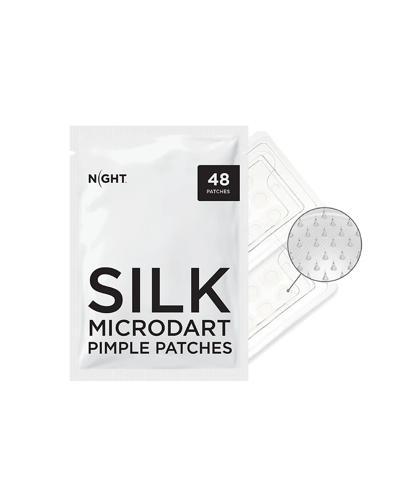 Night Silk + Salicylic Acid Microdart Pimple Patches 48-Pack