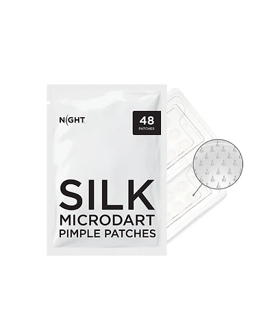 Night Silk + Salicylic Acid Microdart Pimple Patches 48-Pack