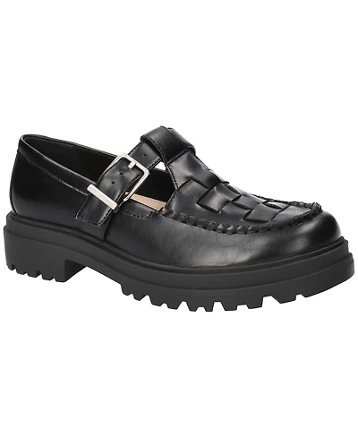 Bella Vita Women's Makell Comfort Lug Buckle Loafers