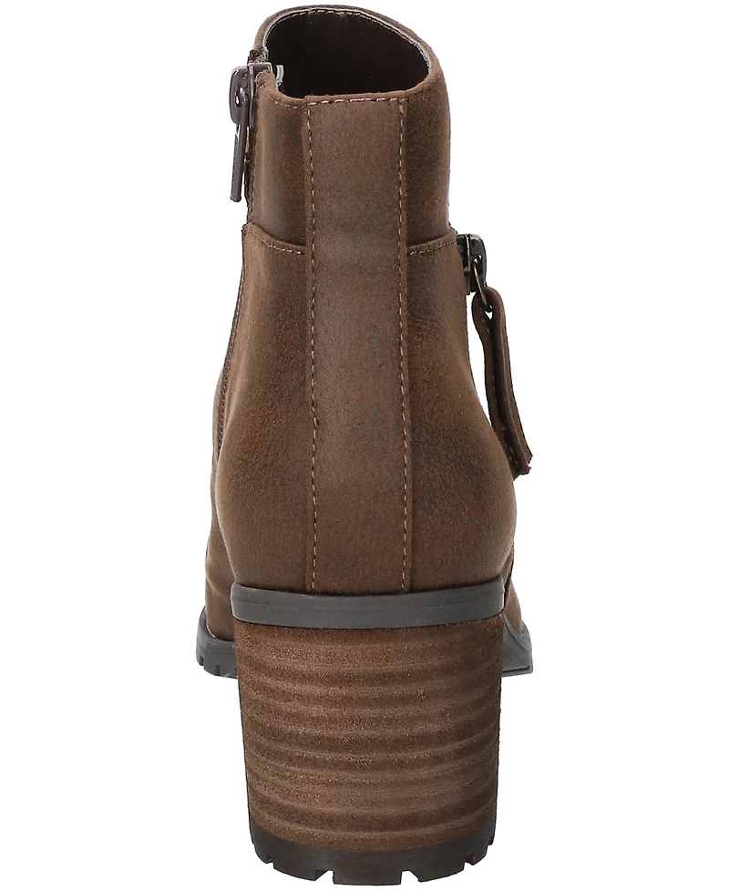 Bella Vita Women's Janita Block Heel Ankle Booties