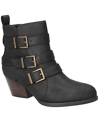 Bella Vita Women's Bowie Block Heel Ankle Booties