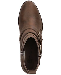 Bella Vita Women's Bowie Block Heel Ankle Booties