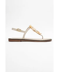 Forever & Always Shoes Joe Leather Thong Sandal