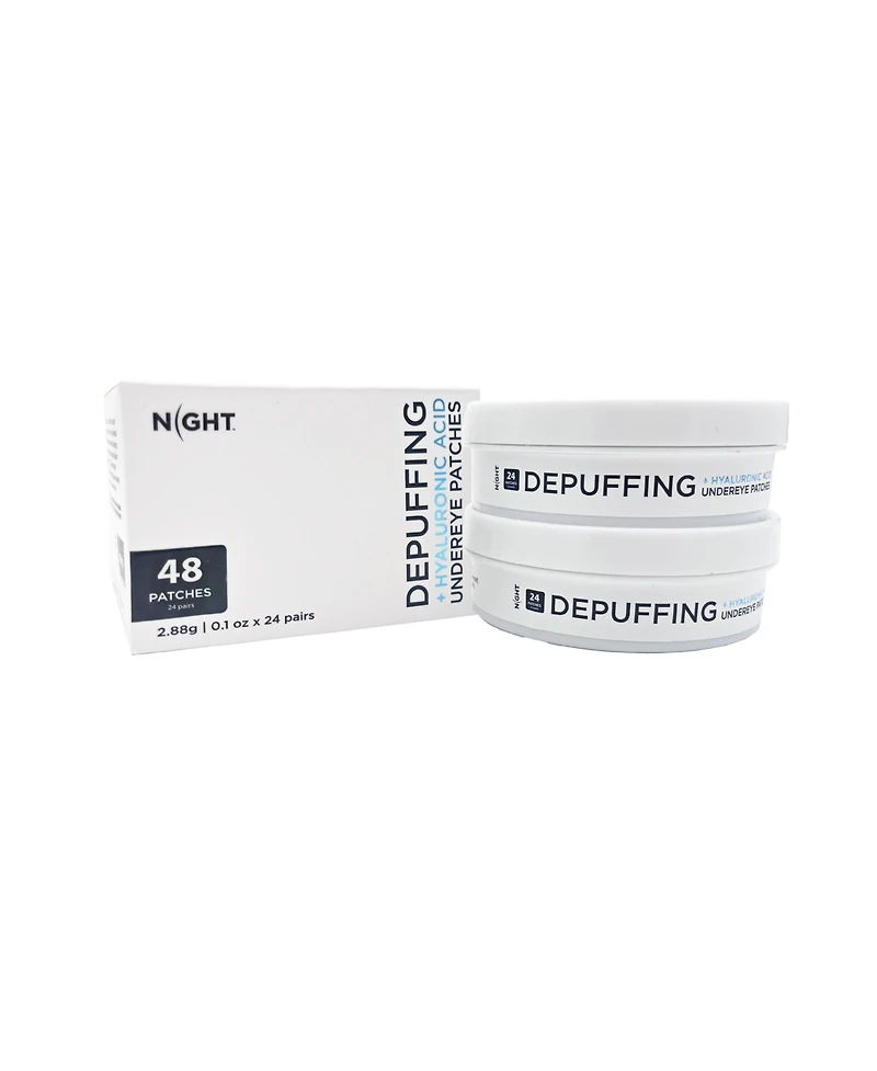 Night Depuffing Hyaluronic Acid Undereye Patches 48-Pack