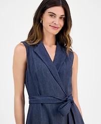julia jordan Women's Sleeveless Midi Dress