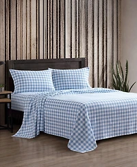 Eddie Bauer Printed Cotton Flannel 4-Pc. Sheet Set