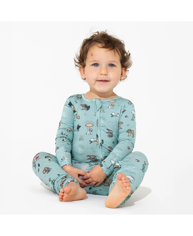 Bellabu Bear Baby Boys or Girls, Mushroom Cycle Convertible Footie