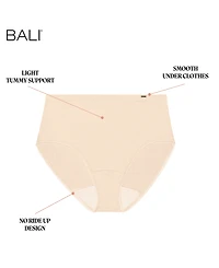 Bali Women's Lux Cotton Essentials Brief Underwear Dflebf