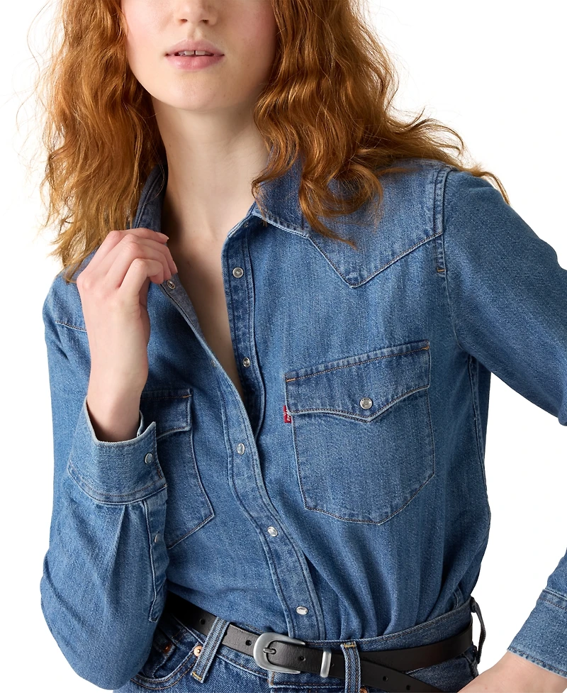 Levi's Women's The Ultimate Western Cotton Denim Shirt