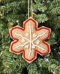 Holiday Lane Gingerbread Village Gingerbread Snowflake Ornament, Macy's Exclusive