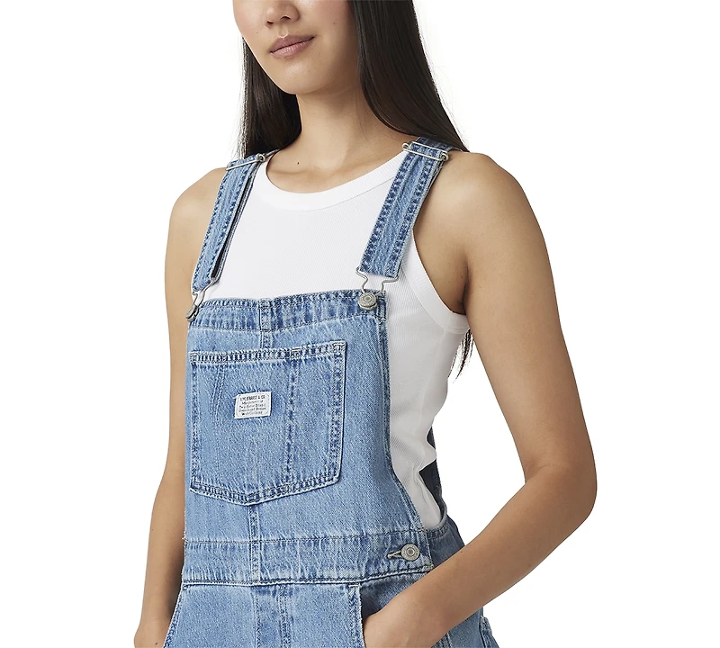 Levi's Women's Vintage-Style Cotton Denim Overalls