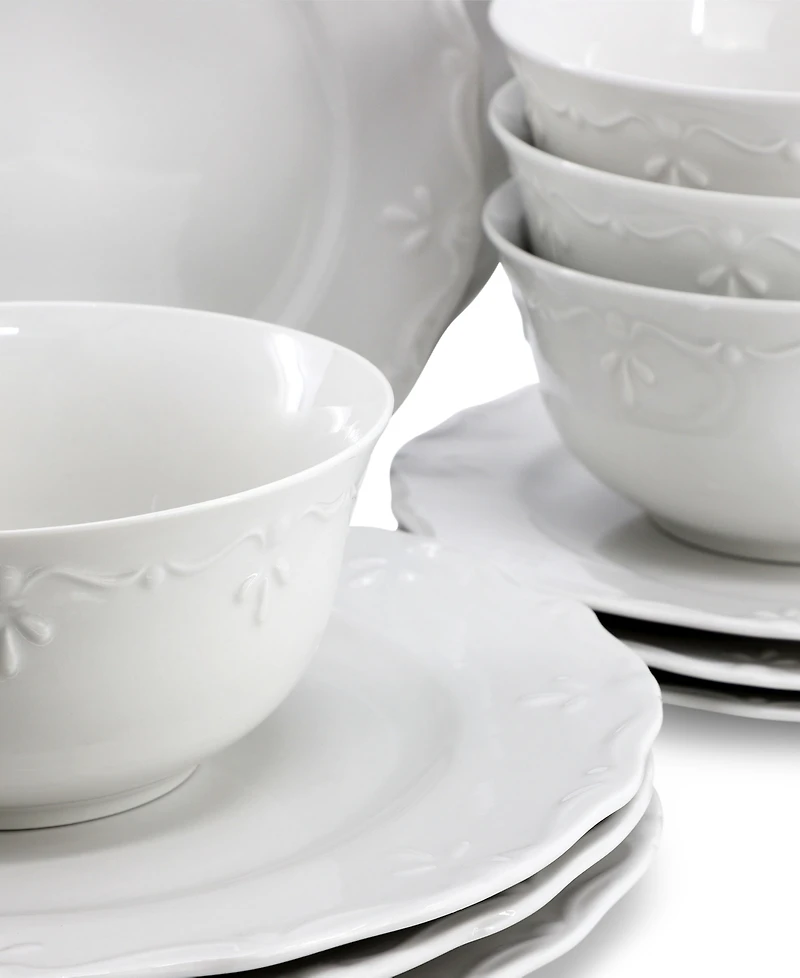 Elama Rigel 18 Pc. Dinnerware Set, Service for 6