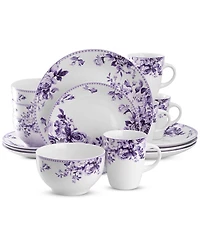 Elama Amor 16 Pc. Dinnerware Set, Service for 4