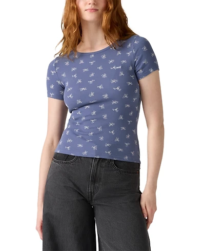 Levi's Women's Hayes Slim-Fit Short-Sleeve Crewneck T-Shirt
