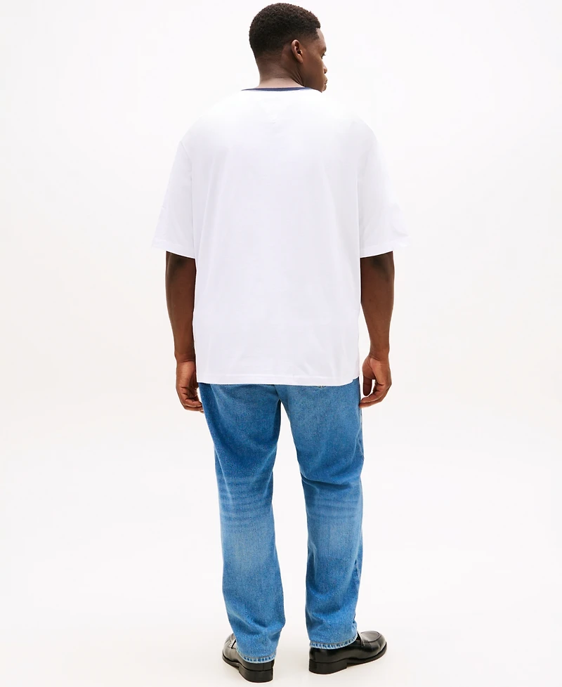 Tommy Hilfiger Men's Big & Tall Tino Logo Short Sleeve T-Shirt