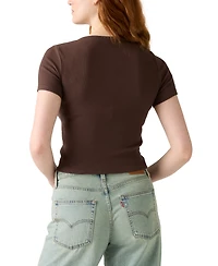 Levi's Women's Muse Short-Sleeve Button-Front Top