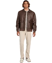 Guess Men's Monogram Aviator Jacket