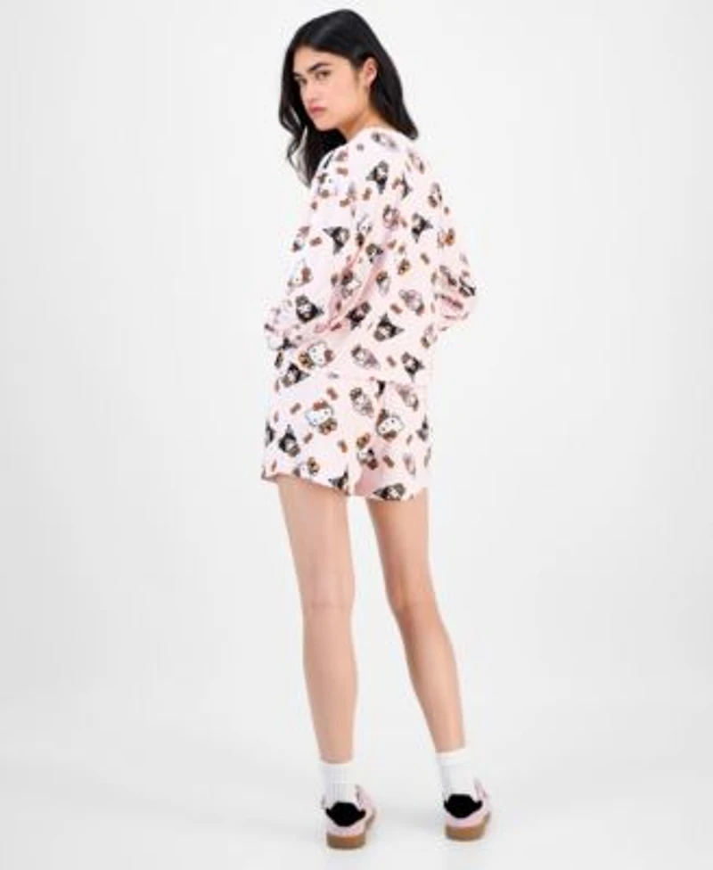 Love Tribe Juniors Spooky Cuties Shorts Shirt