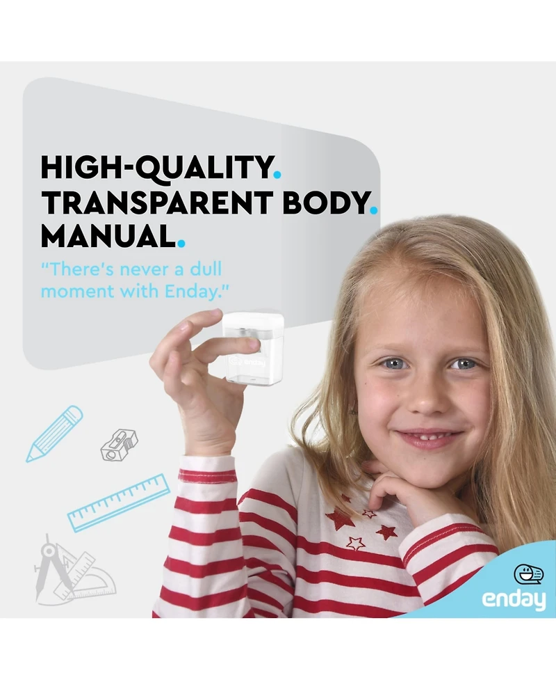 Pencil Sharpener Dual Hole Manual Yellow, Jumbo Crayon w/Cover & Bin, Handheld Sharpeners for Large Standard Pencils, 1 Pc –