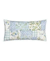 Piper & Wright Karalena Cotton Quilted Boudoir Decorative Pillow, 12" x 26"