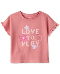 Carter's Toddler Girls Love To Play Graphic Short-Sleeve T-Shirt
