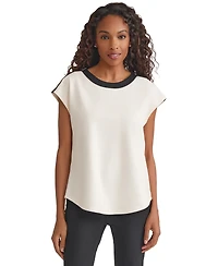 Jones New York Women's Embellished Drop Shoulder Top