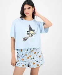 Love Tribe Juniors Witchy Woodstock T Shirt Shorts