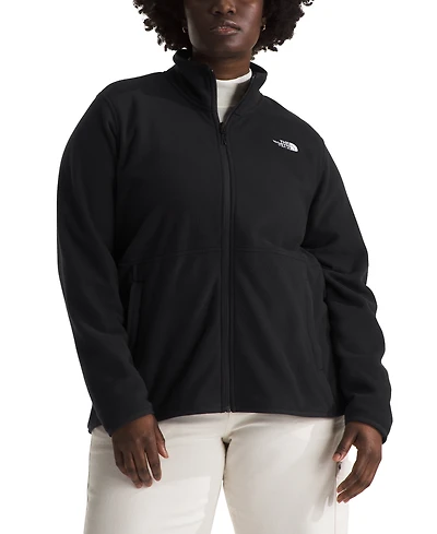 The North Face Women's Plus Colorblocked Zip-Front Glacier Fleece Jacket
