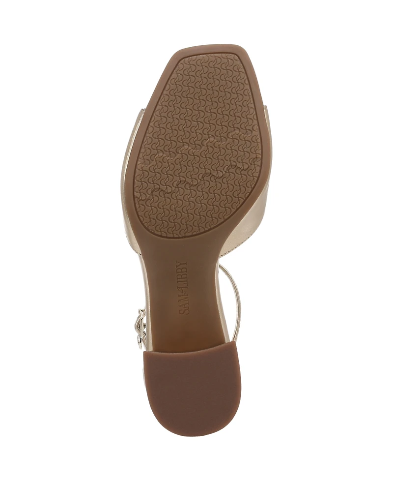 Sam and Libby Women's Leanne Block Heel Dress Sandals