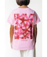 Colourful Rebel Women's Flower Square Boxy Tee