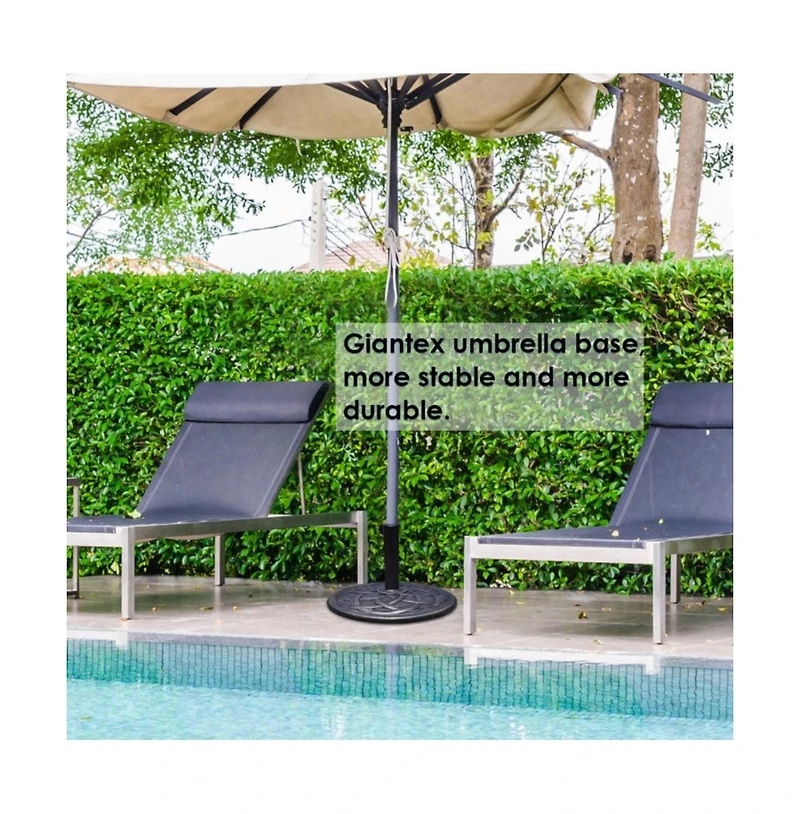 22 Inch Heavy Duty Round Umbrella Base Stand