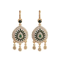 Sohi Women's Gold Regal Drop Earrings