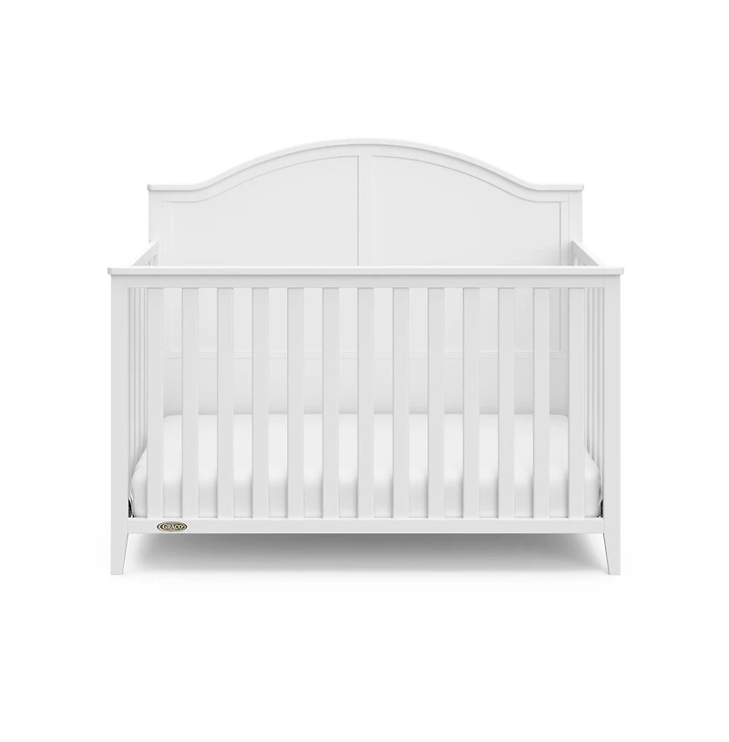 Graco Wilfred 5-in-1 Convertible Crib (White) – Greenguard Gold Certified