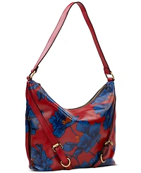 Patricia Nash Elia Hobo Bag - Grecian Rose Print