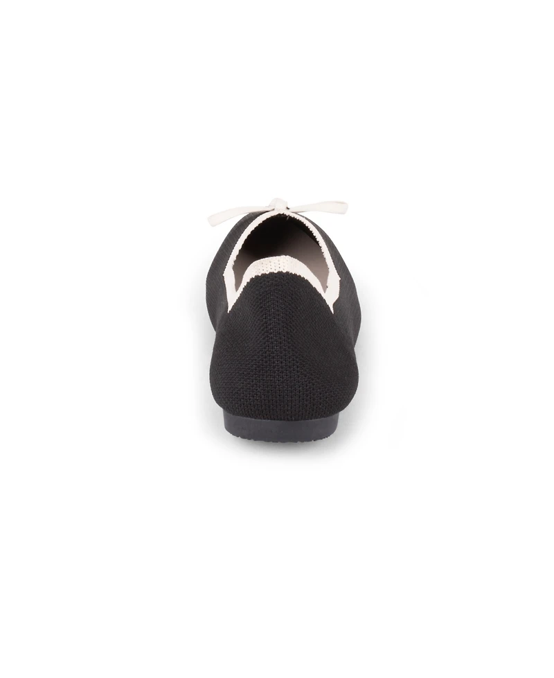 Tahari Women's Tortuga Knit Slip-On Flats