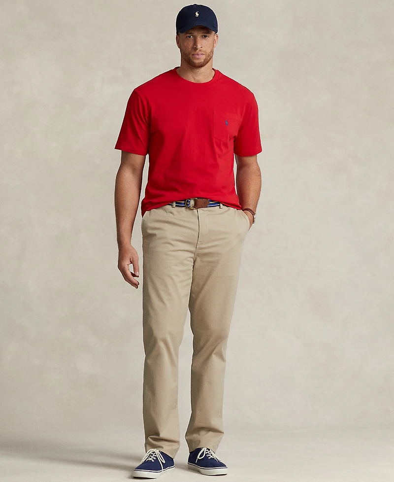 Polo Ralph Lauren Men's Big & Tall Crew-Neck Pocket T-Shirt