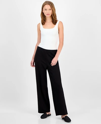 Eileen Fisher Women's Cotton Pull-On Pants