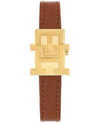 Tommy Hilfiger Women's Quartz Brown Leather Strap Watch, 21mm