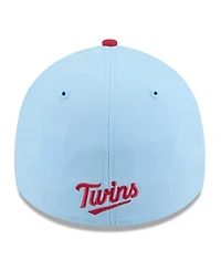 New Era Men's Light Blue/Red Minnesota Twins 2025 Fourth of July 39THIRTY Flex Hat