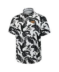 Tommy Bahama Men's Black Washington Commanders Sunnyvale Blooms Camp Button-Up Shirt