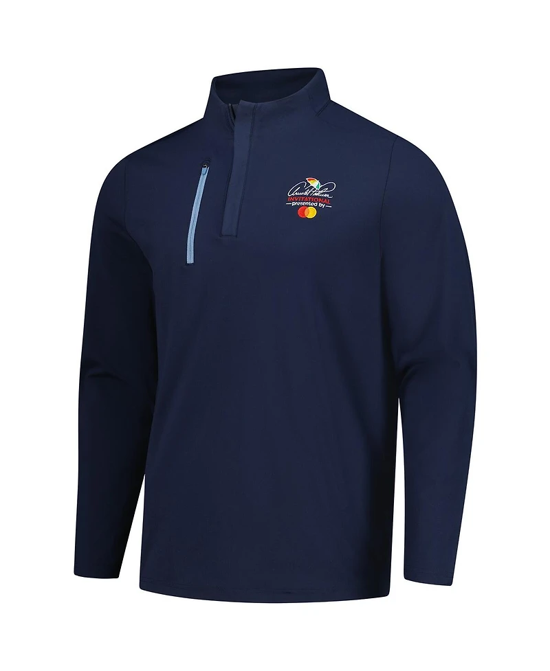 Puma Men's Navy Arnold Palmer Invitational Cloudspun Tech Quarter-Zip Pullover Sweatshirt