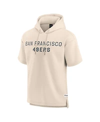 Fanatics Men's San Francisco 49ers Elements Future Ground Lettering Short Sleeve Pullover Hoodie
