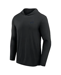 Fanatics Men's Black Buffalo Bills Front Office Power Mono Long Sleeve Hoodie T-Shirt
